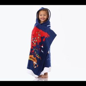 NWT Pottery Barn Hooded Beach towel